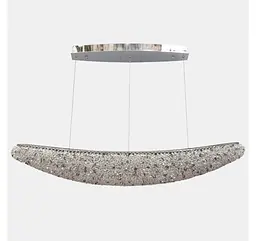 Лінійна хромована кришталева LED люстра Artlight 567-1100LCH довжиною 106 см з 3 режимами 75W - мініатюра 2