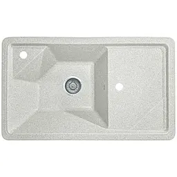 Мийка кухонна Valetti 58C гранітна 785х465 мм тера - мініатюра 2