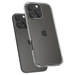 Чохол Spigen Crystal Hybrid Crystal Clear для iPhone 16 Pro (ACS08161) - мініатюра 5