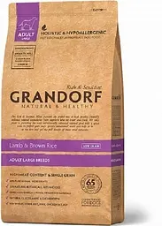 Сухий корм Grandorf Lamb & Brown Rice Adult Large Breeds для собак великих порід від 1 року з ягнятком та індичкою 10 кг (5404009586124)
