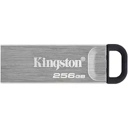 USB флеш накопичувач Kingston 256GB DT Kyson Silver/Black USB 3.2 (DTKN/256GB) - мініатюра 1