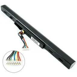 Акумулятор Acer AS16A8K/14.8V (Aspire F5-573G, E5-575G, E5-774, E5-774G) 14.8V 2200 mAh Black - мініатюра 2
