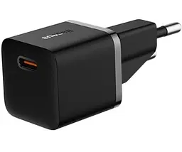 МЗП Baseus GaN5 Fast Charger(mini) 1C 20W EU Black - мініатюра 3