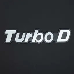 Емблема напис Turbo D 190 x 40 мм
