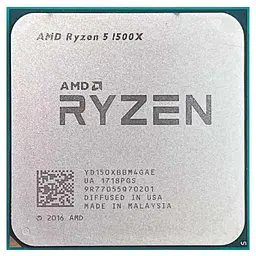 Процесор AMD Ryzen 5 1500X (YD150XBBM4GAE) (Socket AM4, 8T, 3.7 ГГц, Tray) Б/в