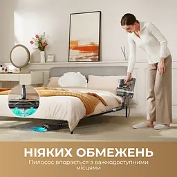 Бездротовий пилосос Dreame R20 Aqua - мініатюра 13