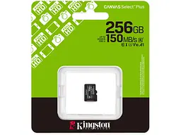 Карта пам'яті Kingston Canvas Select Plus Gen3 microSDXC 256 GB (SDCS3/256GBSP) - мініатюра 3