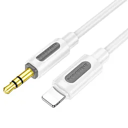 Аудіокабель BOROFONE BL20 True sound silicone digital audio conversion cable iP Білий