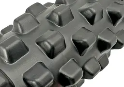 Масажний ролик EasyFit Grid Roller PRO 33 см Чорний - мініатюра 3