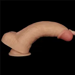 Вібратор Lovetoy Power Basics Cock 9'' 23 см (тілесний) - мініатюра 4