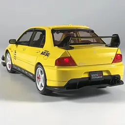 Колекційна металева модель автомобіля АвтоЕксперт Mitsubishi Lancer Evolution IX з інерцією, світлом та звуком 1:24 - мініатюра 5