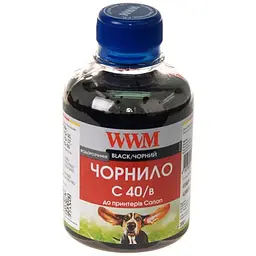 Чорнило WWM CANON PG40/50/PGI5Bk, black (C40/B)