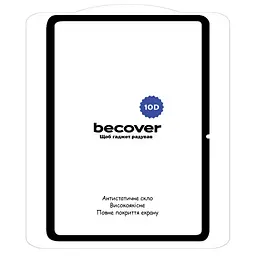 Скло захисне BeCover 10D Xiaomi Pad 6S Pro 12.4" Black (710968) - мініатюра 2