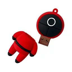 Флеш-накопичувач Wibrand USB 2.0 Squid Game 16Gb Червоний - мініатюра 3