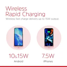 Зарядний пристрій Energizer Wireless WCP108 QI 15W чорний (WCP108) - мініатюра 6