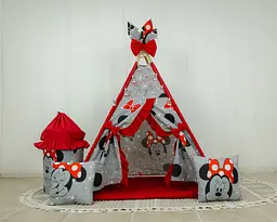 Вігвам для дівчинки Minnie style + кошик для іграшок - мініатюра 3