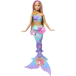 Лялька-русалонька Barbie Фантастичний світ Квіткова магія блондинка (JDM72)