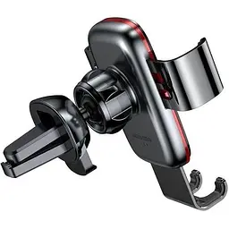 Автотримач Baseus Metal Age Gravity Car Mount SUYL-D0G темно-сірий - мініатюра 6