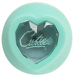 Вібратор-кролик Cuties Mini 13.6 см бірюзовий - мініатюра 4