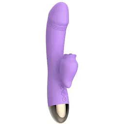 Вібратор-кролик Leten Wonderful Purple