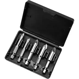 Набір екстракторів YATO HEX 1/4 HSS 4241 для видалення зломаних гвинтів 5 шт. (YT-06035) - мініатюра 2