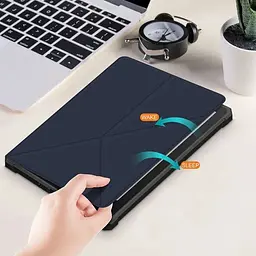 Обкладинка Ultra Slim Origami BeCover для Amazon Kindle Paperwhite 11th Gen. 2021 Deep Blue (707219) - мініатюра 5