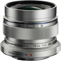 Об'єктив Olympus ED 12mm f/2.0 Silver (V311020SE000) - мініатюра 2