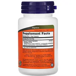 Пробіотики для жінок Now Foods Woman's Probiotic 20 млрд 50 рослинних капсул - мініатюра 2