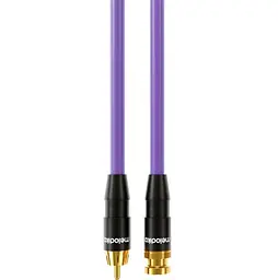 Цифровий коаксіальний аудіокабель RCA-BNC Melodika Purple Coaxial Cable MDBN-R15 1.5m - мініатюра 3