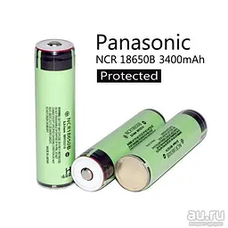 Захищений акумулятор Panasonic NCR18650B Li-Ion 3400 mAh Оригінал - мініатюра 3