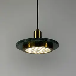 Підвіс Lumina із зеленим мармуровим плафоном LED в стилі Ар-деко Line.F SC 2/1 GR - мініатюра 9