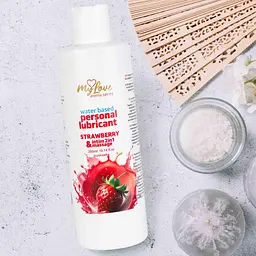 Лубрикант MyLove Aroma Series IntimMassage 2in1 Strawberry, 300 мл - мініатюра 4