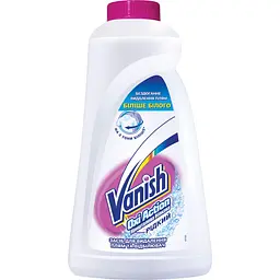 Плямовивідник і відбілювач рідкий Vanish Oxi Action white Кришталева білизна 1 л