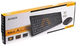 Комплект KRS-8520D, Black, дротовий A4Tech teh0020650