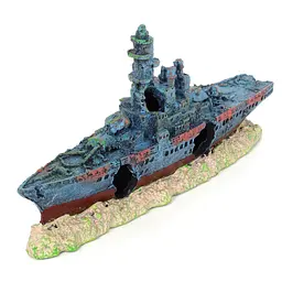 Декорація затонулий корабель Aqua Nova 23x4,5x11 см (AN673) - мініатюра 3
