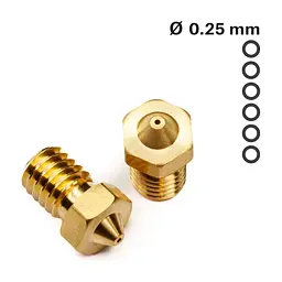 Хотенд (Сопло) Prusa Nozzle V6 0.25 mm (NZLV6/0.25MM)