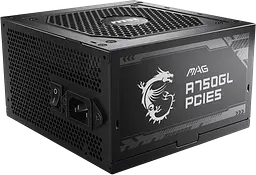 Блок живлення MSI MAG A750GL PCIE5 750W 80+ Gold (MAG A750GL PCIE5) - мініатюра 2