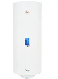 Водонагрівач Midea 80 л, 1500 Вт, мокрий ТЕН, вертикальний, циліндричний, білий (D80-15F6(W))