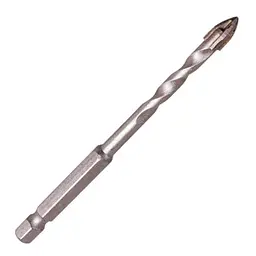 Свердло по склу та кераміці Alloid QUADRO 5 мм хвостовик HEX 1/4" L= 95 мм (GB-20005) - мініатюра 4
