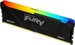 Оперативна пам'ять Kingston Fury 16GB DDR4 3200MHz Beast RGB (KF432C16BB12A/16WP) - мініатюра 2