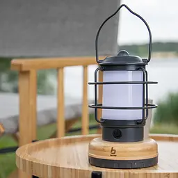 Ліхтар кемпінговий Bo-Camp Hastings Rechargeable 200 Lumen Bamboo з функцією Powerbank Сірий - мініатюра 5