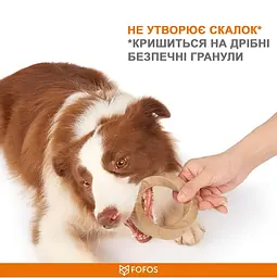 Іграшка для собак FOFOS дерев'яне кільце 11 * 11 см коричневе - мініатюра 3