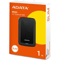 Зовнішній жорсткий диск ADATA DashDrive Durable HV300 1TB Black (AHV300-1TU31-CBK) [118123] - мініатюра 7