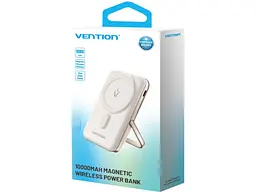Зовнішній акумулятор (Power Bank) Vention FHN 20W 10000mAh White (FHNW0) - мініатюра 3