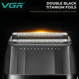 Електробритва шейвер VGR V-640S, подвійне лезо, 9000 RPM, LED-дисплей - мініатюра 5
