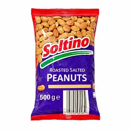Арахіс смажений солоний Soltino Roasted Salted Peanuts 500 г снек