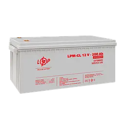 Акумулятор гелевий LPM-GL 12V - 200 Ah - мініатюра 4