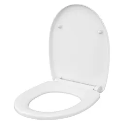 Сидіння для унітазу Cersanit Cersania (Delfi/Moduo) duraplast Soft Close K98-0239, Білий - мініатюра 2