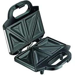 Сендвічмейкер Tefal Ultracompact 700 Вт 1 пластина-сендвіч корпус нержавіюча сталь/пластик чорний (SM155212) - мініатюра 7
