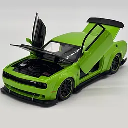 Колекційна металева модель автомобіля АвтоЕксперт Dodge Challenger SRT Hellcat з інерцією, світлом та звуком 1:32 - мініатюра 3
